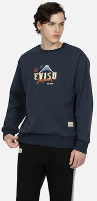 EVISU 福神歌舞伎達磨印花男款寬鬆版圓領長袖上衣 2EAHTM3SW1082RXCT Purchase EVISU 福神歌舞伎達磨印花男款寬鬆版圓領長袖上衣 2EAHTM3SW1082RXCT