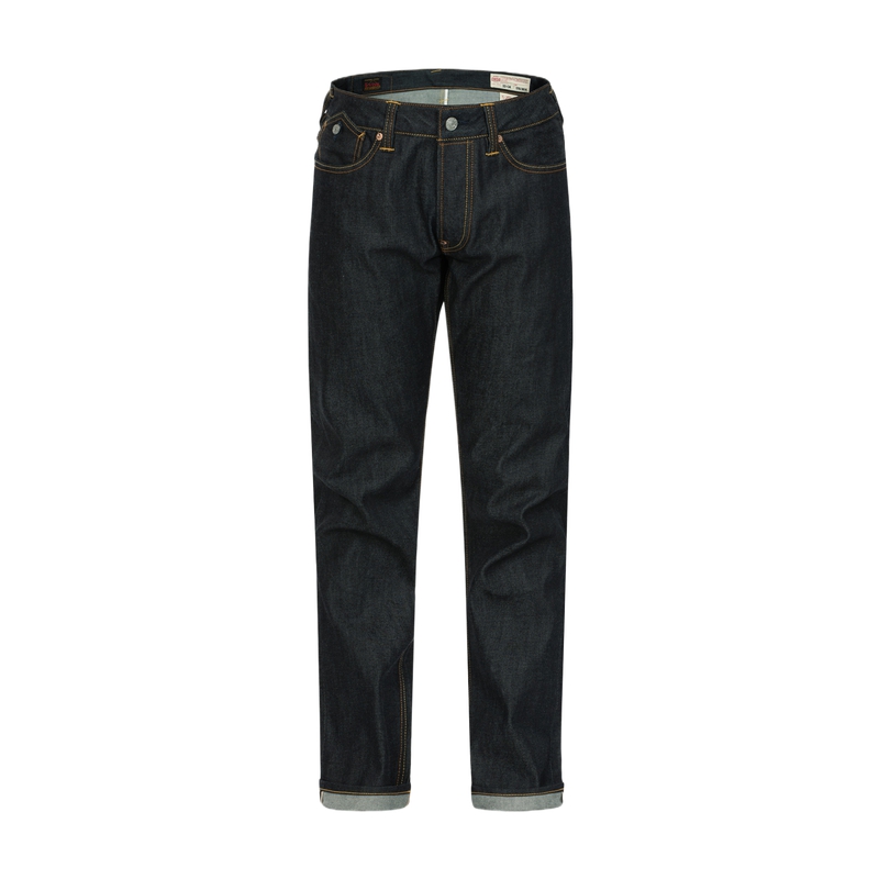 Lookbook EVISU FW2024 鶴繡直筒牛仔褲 深藍色. 2EAHTM4JE701208DP