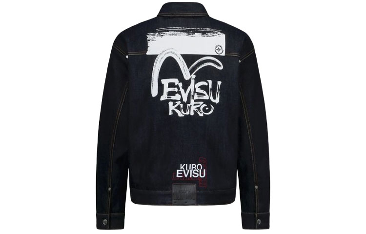 Lookbook EVISU FW21 Jaket Denim Biru Bordir Graffiti Seagull 2EAADM1DJ235LFCQ