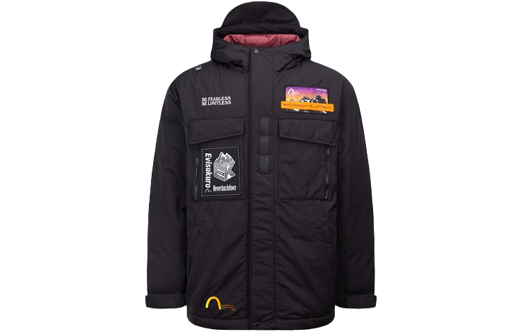 EVISU FW21 Mountain Print Hooded Down Jacket Winter  Coat. 2EAGNM1NJ769LFPL 圖 4