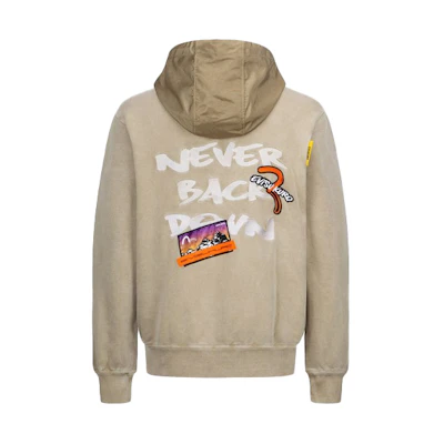 EVISU FW21 Multi-Patch Half-Zip Hoodie Back-to-School Edition. 2EAGNM1SW410LFCT