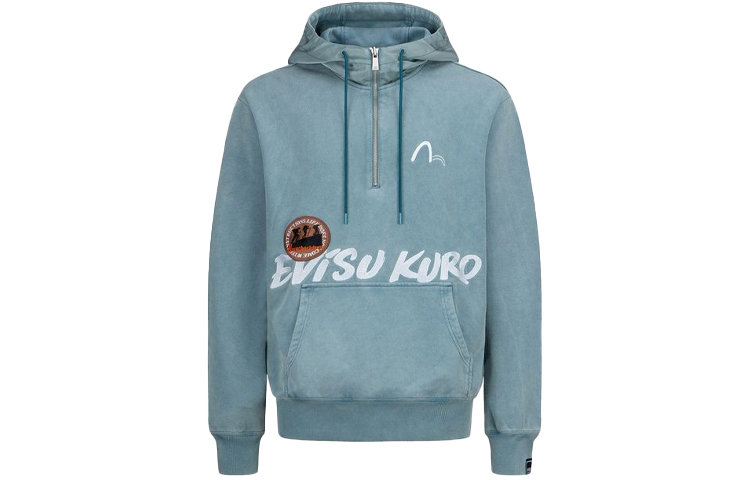 EVISU FW21 Multi-Patch Half-Zip Hoodie  Back-to-School Edition. 2EAGNM1SW410LFCT 圖 5