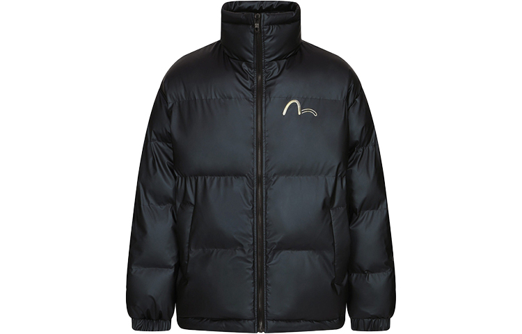 EVISU FW22  Black Logo Embroidered Jacket 2EAADM2JK785OSPQ 圖 2