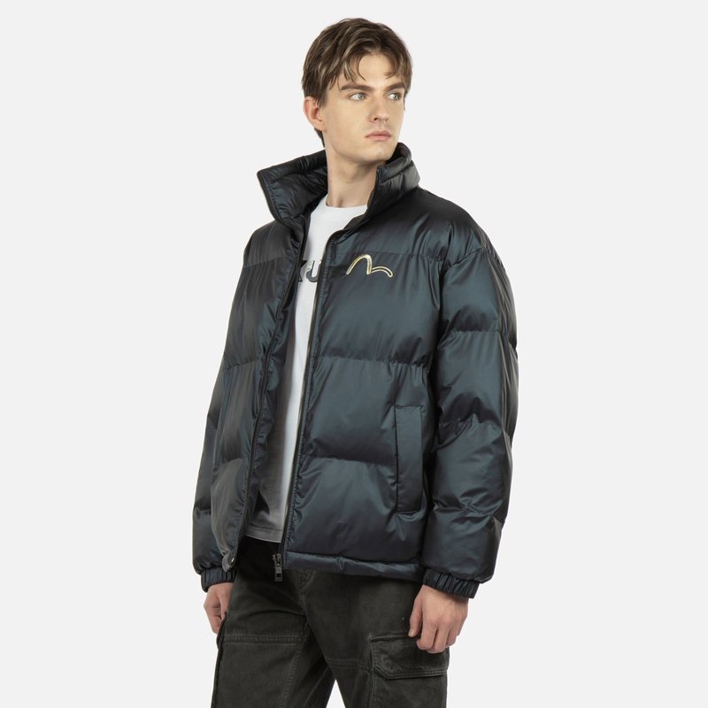 EVISU FW22  Black Logo Embroidered Jacket 2EAADM2JK785OSPQ 圖 4