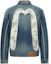 Buy EVISU FW22 블루 데님 재킷 로고 프린트와 버튼 디자인. 2EAHTM2DJ716XXCT