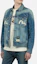 Purchase EVISU FW22 블루 데님 재킷 로고 프린트와 버튼 디자인. 2EAHTM2DJ716XXCT