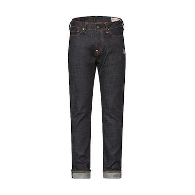 EVISU FW22 Denim Blue Jeans with Buddha Head Big M Print. 2EAADM2JE90617CT