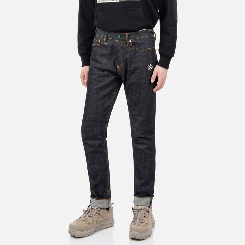 EVISU FW22  Denim Blue Jeans with Buddha Head Big M Print. 2EAADM2JE90617CT 圖 4