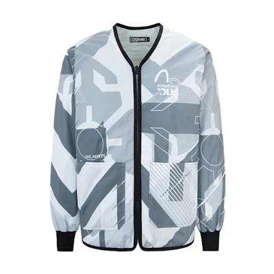 EVISU FW22 Inner Liner Jacket with Floral Camo Print - Multicolor 2EAGNM2JK705XXPQ