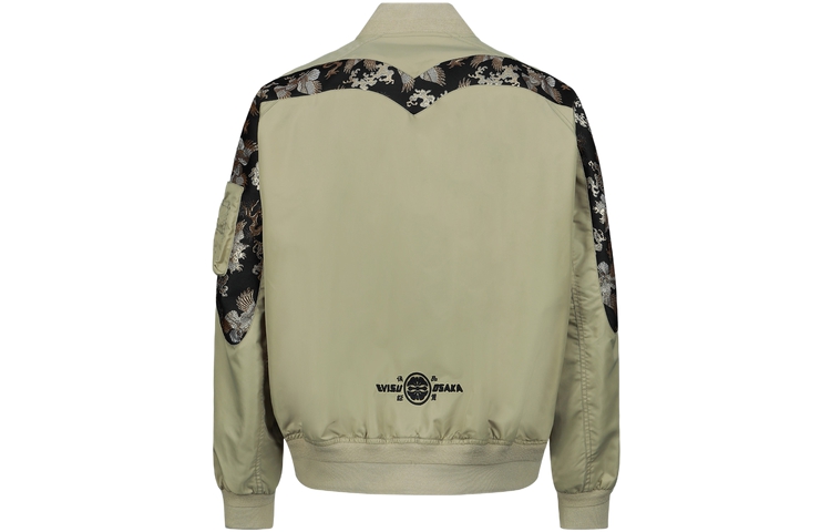 EVISU FW22  Letter Print Pilot Jacket Beige 2ESHTM3JK105RXNY 圖 2