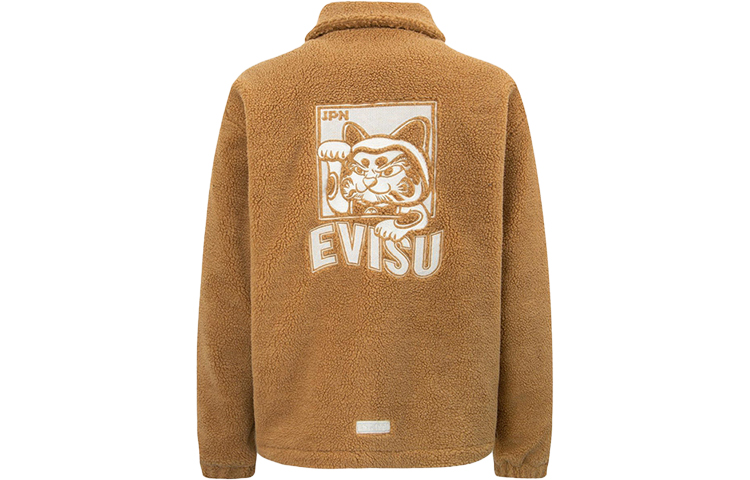 EVISU FW22  Lucky Cat Patch Seagull Embroidered Long-Sleeve Jacket. 2EAHTM2JK751XXSQ 圖 3