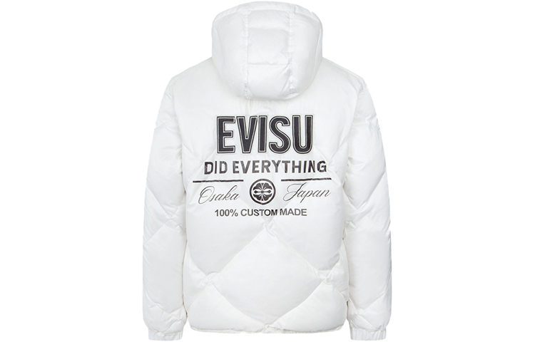 EVISU FW22  Quilted Jacket with Solid Color and Logo Print. 2EAHTM2NJ752XXNY 圖 3