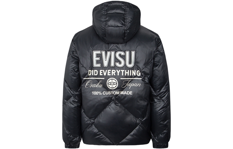 EVISU FW22  Quilted Jacket with Solid Color and Logo Print. 2EAHTM2NJ752XXNY 圖 5