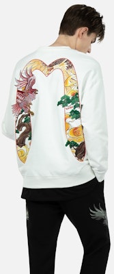 에비수 FW22 화이트 이글 그래픽 크루넥 긴팔 스웻셔츠. 2ESHTM3SW502LFCT Purchase 에비수 FW22 화이트 이글 그래픽 크루넥 긴팔 스웻셔츠. 2ESHTM3SW502LFCT