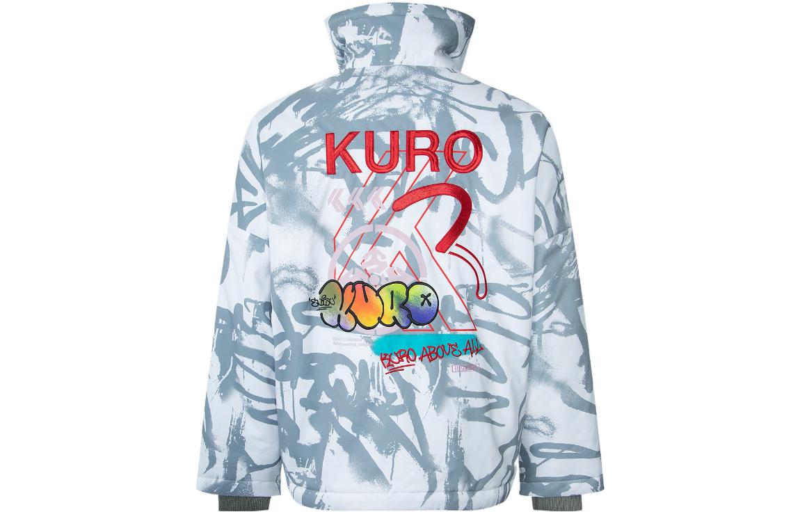 EVISU FW22 All-Over Graffiti Print Stand Collar Jacket Multicolor Men 2EAGNM2JK726LFPQ 圖 3