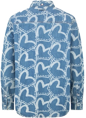 EVISU FW22 全版口袋印花長袖牛仔襯衫 - 藍色 2EAHTM2SL177RXDN Lookbook EVISU FW22 全版口袋印花長袖牛仔襯衫 - 藍色 2EAHTM2SL177RXDN