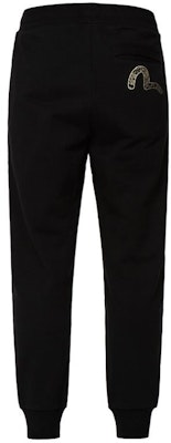 Pantalones Jogger Slim Fit EVISU FW22 para Hombre Negro con Estampado de Pinceladas. 2EAHTM2SP341XXCT Lookbook Pantalones Jogger Slim Fit EVISU FW22 para Hombre Negro con Estampado de Pinceladas. 2EAHTM2SP341XXCT