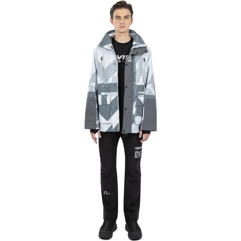 EVISU FW22 Camo Utility Jacket with Logo Print Multicolor - 2EAGNM2JK740XXPL 圖 6