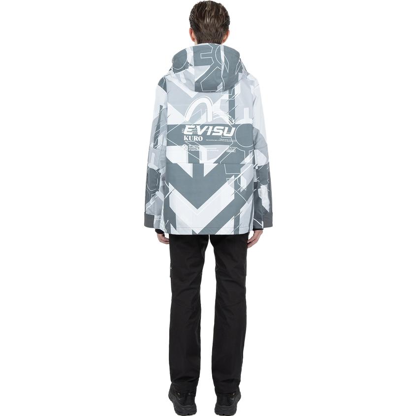 EVISU FW22 Camo Utility Jacket with Logo Print Multicolor - 2EAGNM2JK740XXPL 圖 7