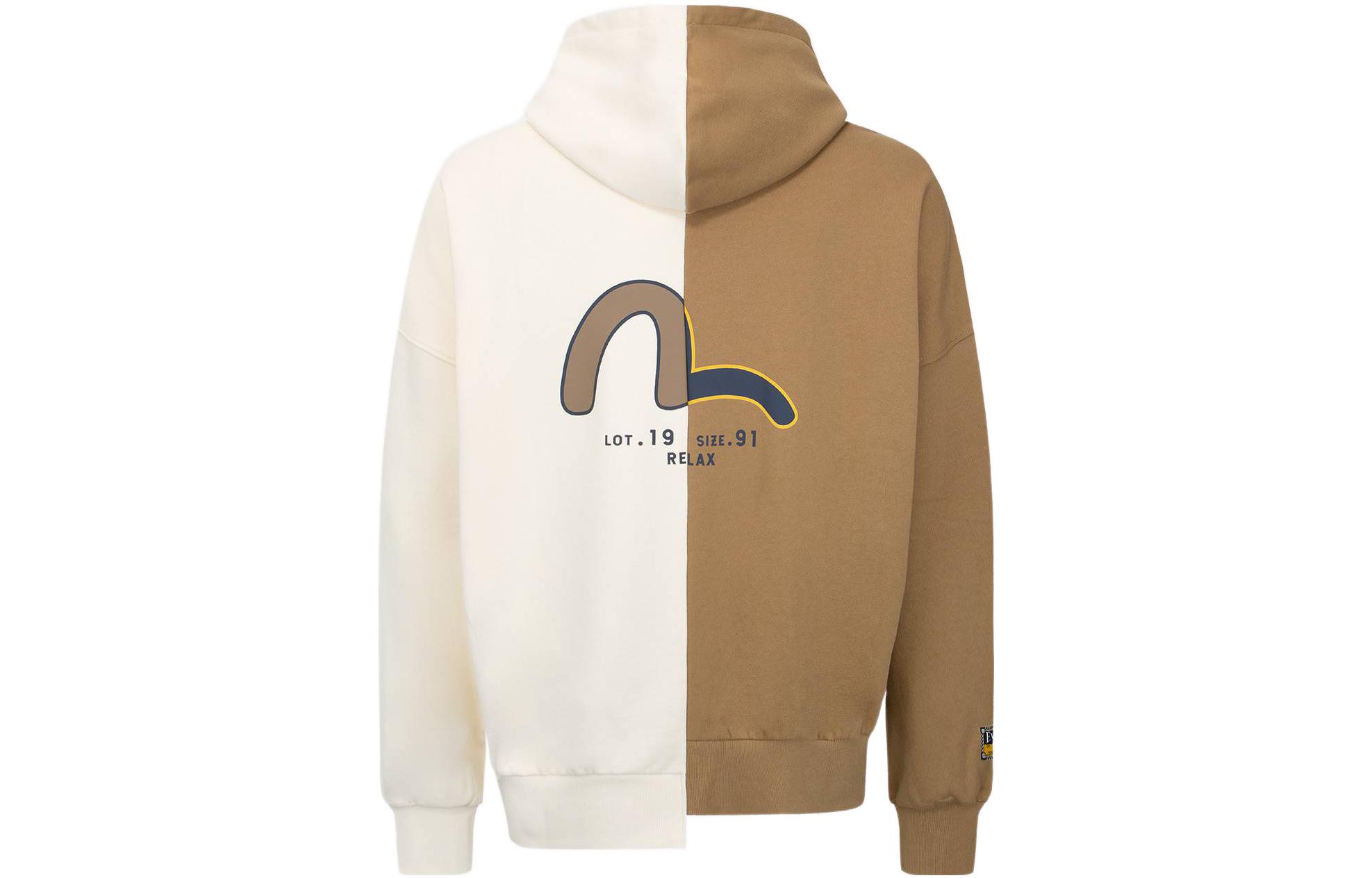 EVISU FW22 Colorblock Asymmetric Pullover Sweatshirt  Multicolor. 2EAHTM2SW336LFCT 圖 3