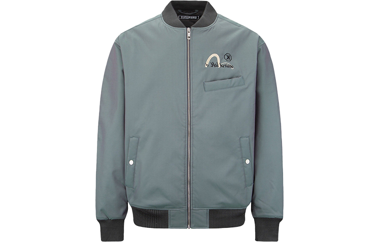 EVISU FW22 Gradient Print Jacket  - Grey Iridescent Color. 2EAGNM2JK793LFPQ