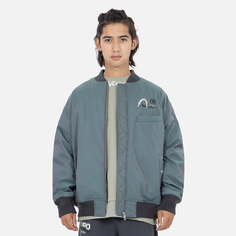 EVISU FW22 Gradient Print Jacket  - Grey Iridescent Color. 2EAGNM2JK793LFPQ 圖 4