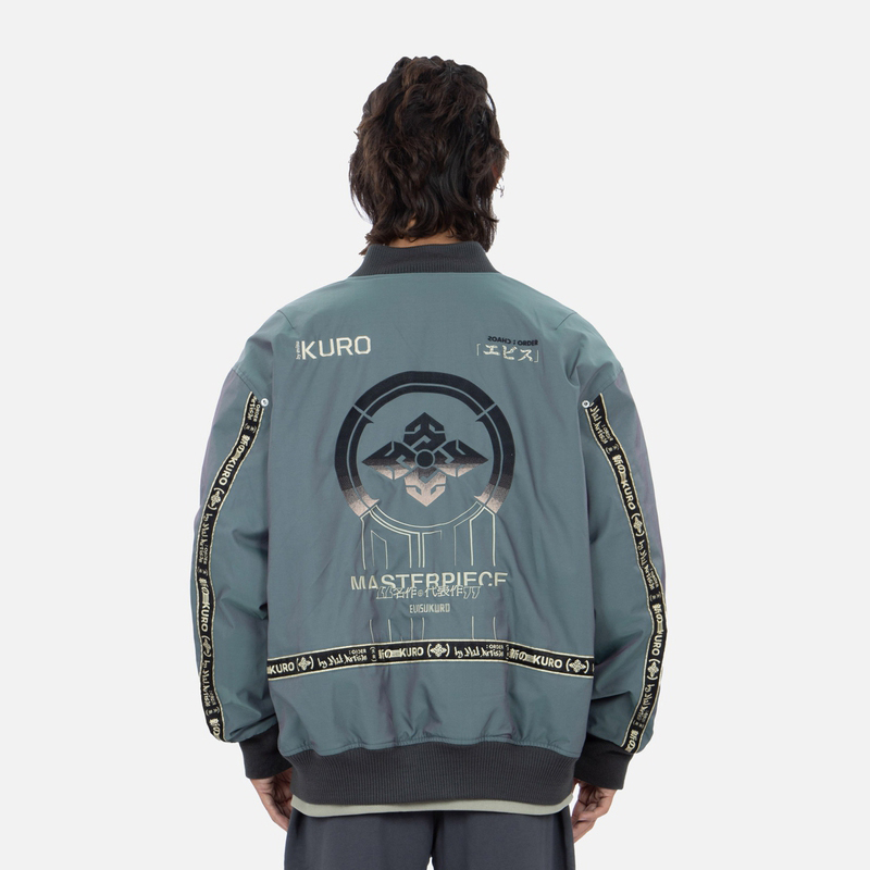 EVISU FW22 Gradient Print Jacket  - Grey Iridescent Color. 2EAGNM2JK793LFPQ 圖 5