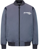 EVISU FW22 Gradient Seagull Print Bomber Jacket Blue Iridescent. 2EAGNM2JK731OSNQ EVISU FW22 Gradient Seagull Print Bomber Jacket Blue Iridescent. 2EAGNM2JK731OSNQ