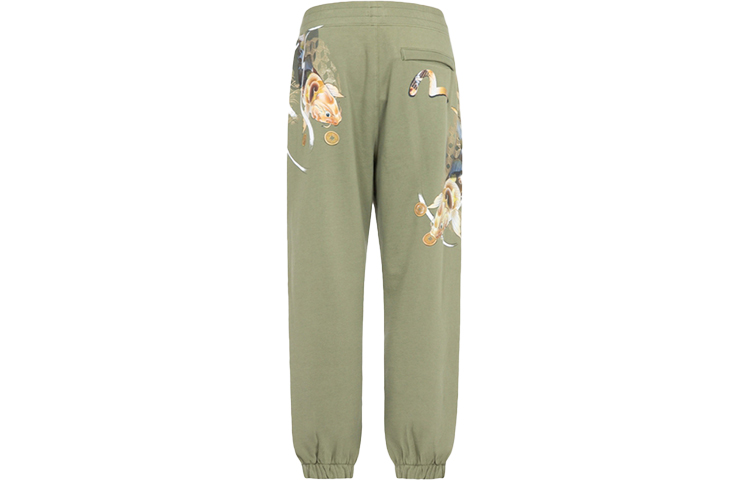 EVISU FW22 Koi Print Sweatpants Joggers  Casual Pants. 2EAHTM2SP325STCT