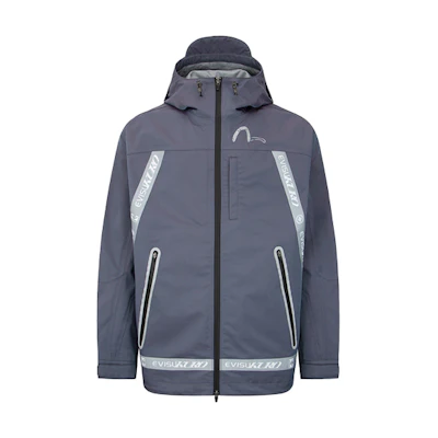 EVISU FW22 Logo Banner Padded Windproof Jacket . 2EAGNM2JK723SLNP