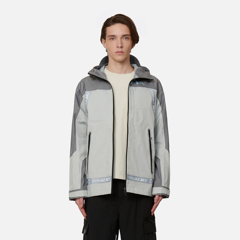 EVISU FW22 Logo Banner Padded Windproof Jacket . 2EAGNM2JK723SLNP 圖 4