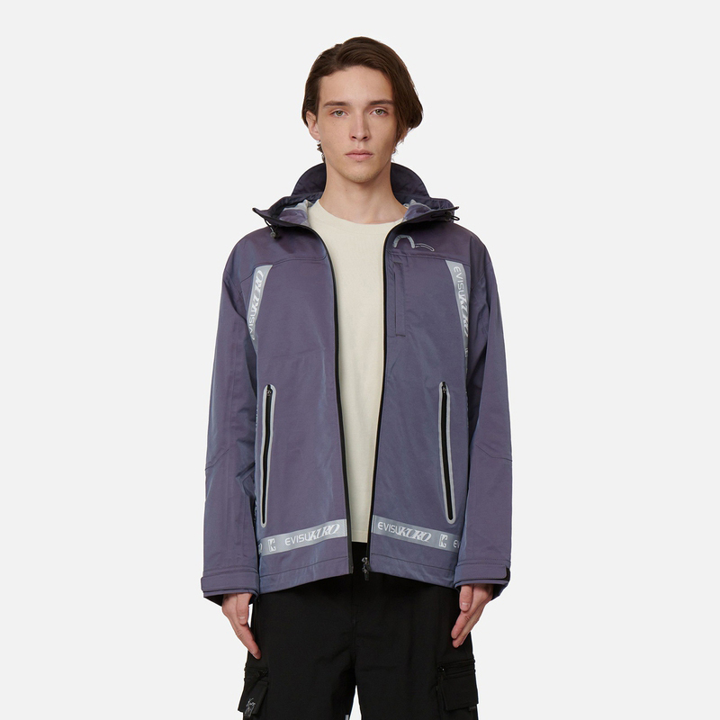EVISU FW22 Logo Banner Padded Windproof Jacket . 2EAGNM2JK723SLNP 圖 8
