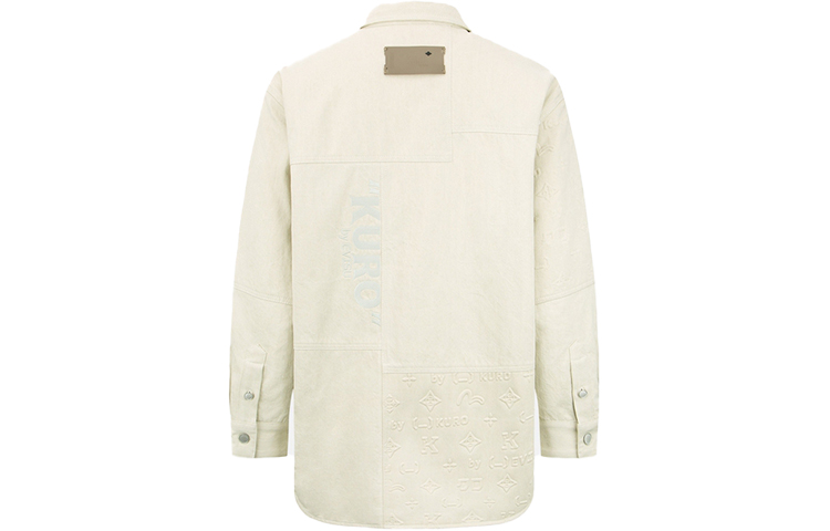EVISU FW22 Multi-Element Embossed Long Sleeve Jacket Pink White Men. 2EAGNM2SJ799LFDQ 圖 3