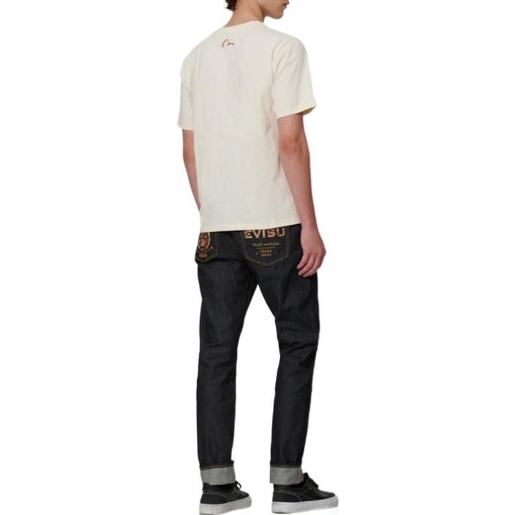 EVISU FW22 Pattern Slim Fit Jeans  Denim Blue. 2EAHTM2JE10917CT 圖 5