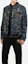Shop EVISU FW22 Printed Jacquard Long-Sleeve Denim Jacket Denim Blue 2EAHTM2DJ702XXCT
