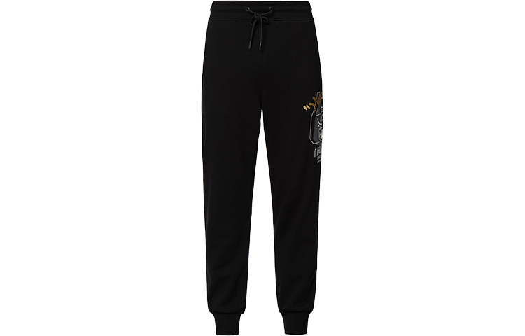 Order EVISU FW22 骷髏印花抽繩休閒運動褲 黑色款式 2EAGNM2SP456XXCT