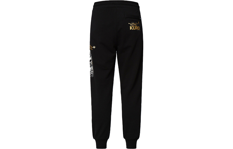 Lookbook EVISU FW22 骷髏印花抽繩休閒運動褲 黑色款式 2EAGNM2SP456XXCT