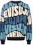 Order EVISU FW22 웨이브 패턴 레터 프린트 풀오버 스웨트셔츠 2EAHTM2SW334LFCT