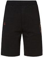 EVISU FW23 Black Seagull Embroidered Slim Fit Shorts 2ESHTM3ST356SLCT EVISU FW23 Black Seagull Embroidered Slim Fit Shorts 2ESHTM3ST356SLCT