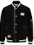 Buy EVISU FW23 Oversized Fleece Jacket with Logo & Seagull Patch in Black 2EAHTM3JK8072LFSH