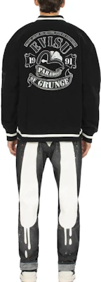 EVISU FW23 Oversized Fleece Jacket with Logo & Seagull Patch in Black 2EAHTM3JK8072LFSH Purchase EVISU FW23 Oversized Fleece Jacket with Logo & Seagull Patch in Black 2EAHTM3JK8072LFSH