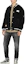 Details for EVISU FW23 Oversized Fleece Jacket with Logo & Seagull Patch in Black 2EAHTM3JK8072LFSH