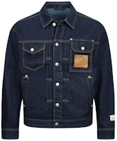 EVISU FW23 Printed Vintage Denim Jacket - Denim Blue 2EAADM2DJ799LFCT EVISU FW23 Printed Vintage Denim Jacket - Denim Blue 2EAADM2DJ799LFCT