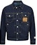 Buy EVISU FW23 復古印花牛仔外套 - 牛仔藍 2EAADM2DJ799LFCT