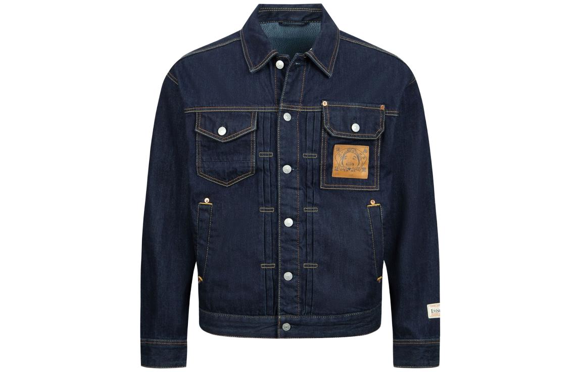 Order EVISU FW23 復古印花牛仔外套 - 牛仔藍 2EAADM2DJ799LFCT