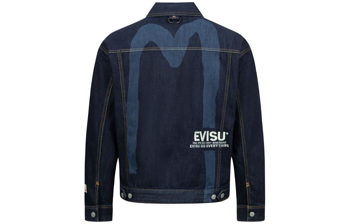 Lookbook EVISU FW23 復古印花牛仔外套 - 牛仔藍 2EAADM2DJ799LFCT