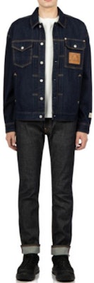 EVISU FW23 復古印花牛仔外套 - 牛仔藍 2EAADM2DJ799LFCT Shop EVISU FW23 復古印花牛仔外套 - 牛仔藍 2EAADM2DJ799LFCT