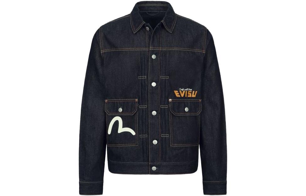 EVISU FW23  Seagull Pocket Denim Jacket - Blue Jeans 2EAEPM3DJ1171XXCT 圖 3