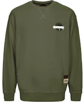 EVISU FW23 Big M Logo Oversized Crewneck Long Sleeve Unisex Sweatshirt 2EAHTM3SW8041RXCT EVISU FW23 Big M Logo Oversized Crewneck Long Sleeve Unisex Sweatshirt 2EAHTM3SW8041RXCT