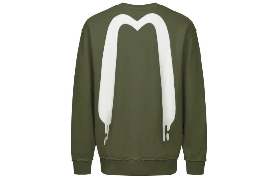 Lookbook EVISU FW23 Baju Sweater Oversized Logo M Besar Lengan Panjang Unisex 2EAHTM3SW8041RXCT